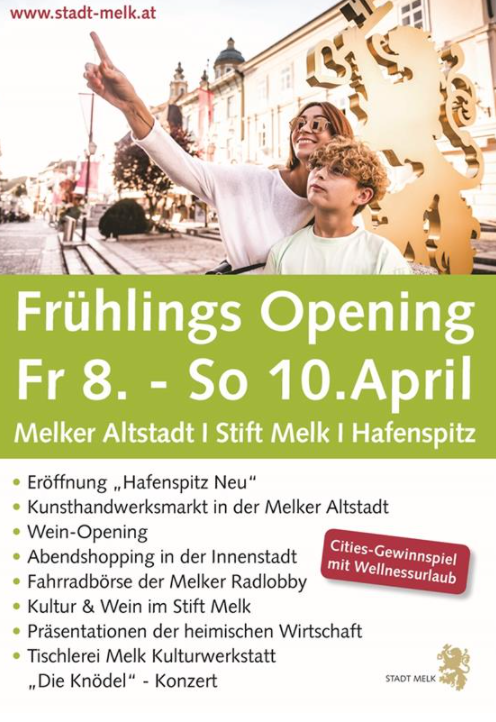 In Melk wird von 8. bis 10. April einiges geboten.