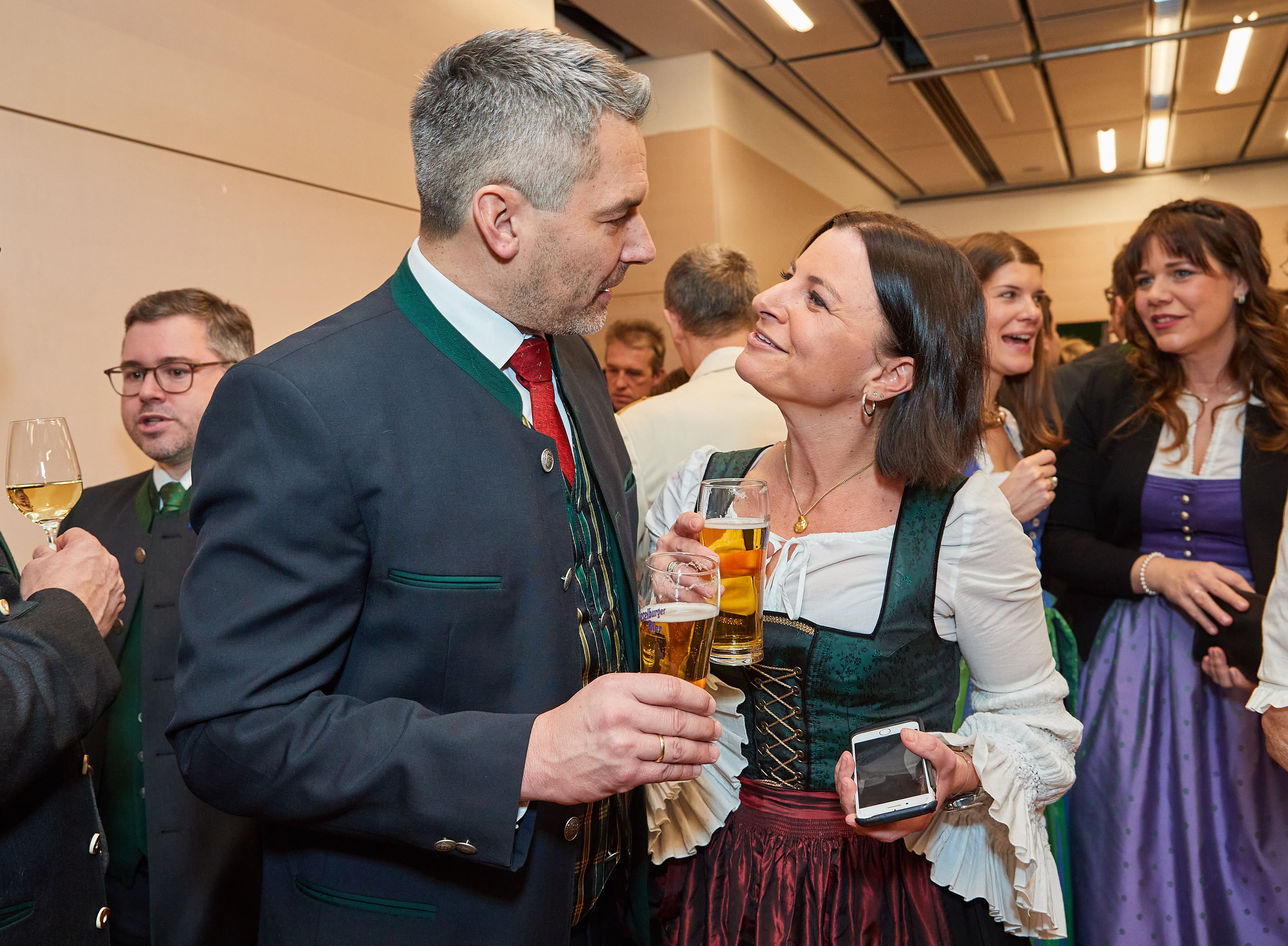 Karl Nehammer und seine Frau Katharina