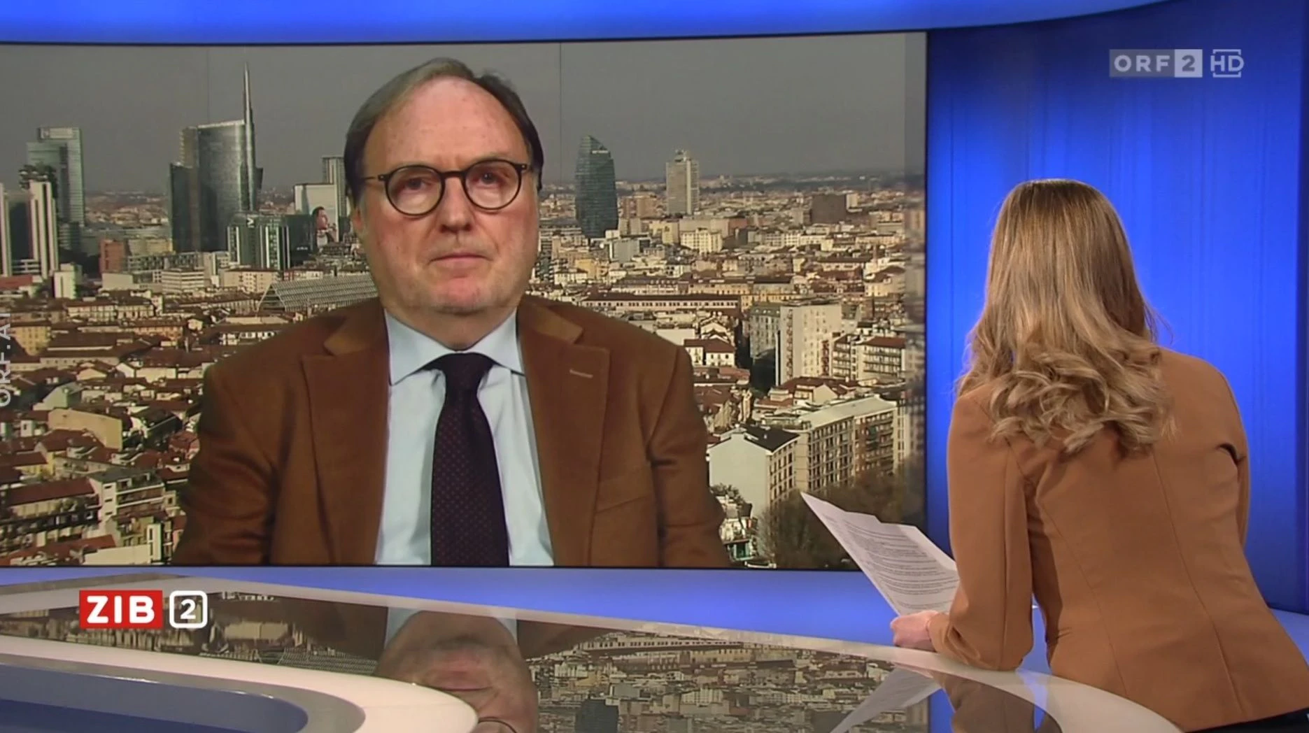 Cuno Tarfusser, ehemaliger Vizepräsident des Internationalen Strafgerichtshofes war am Montag zu Gast in der ORF-"ZIB2". 