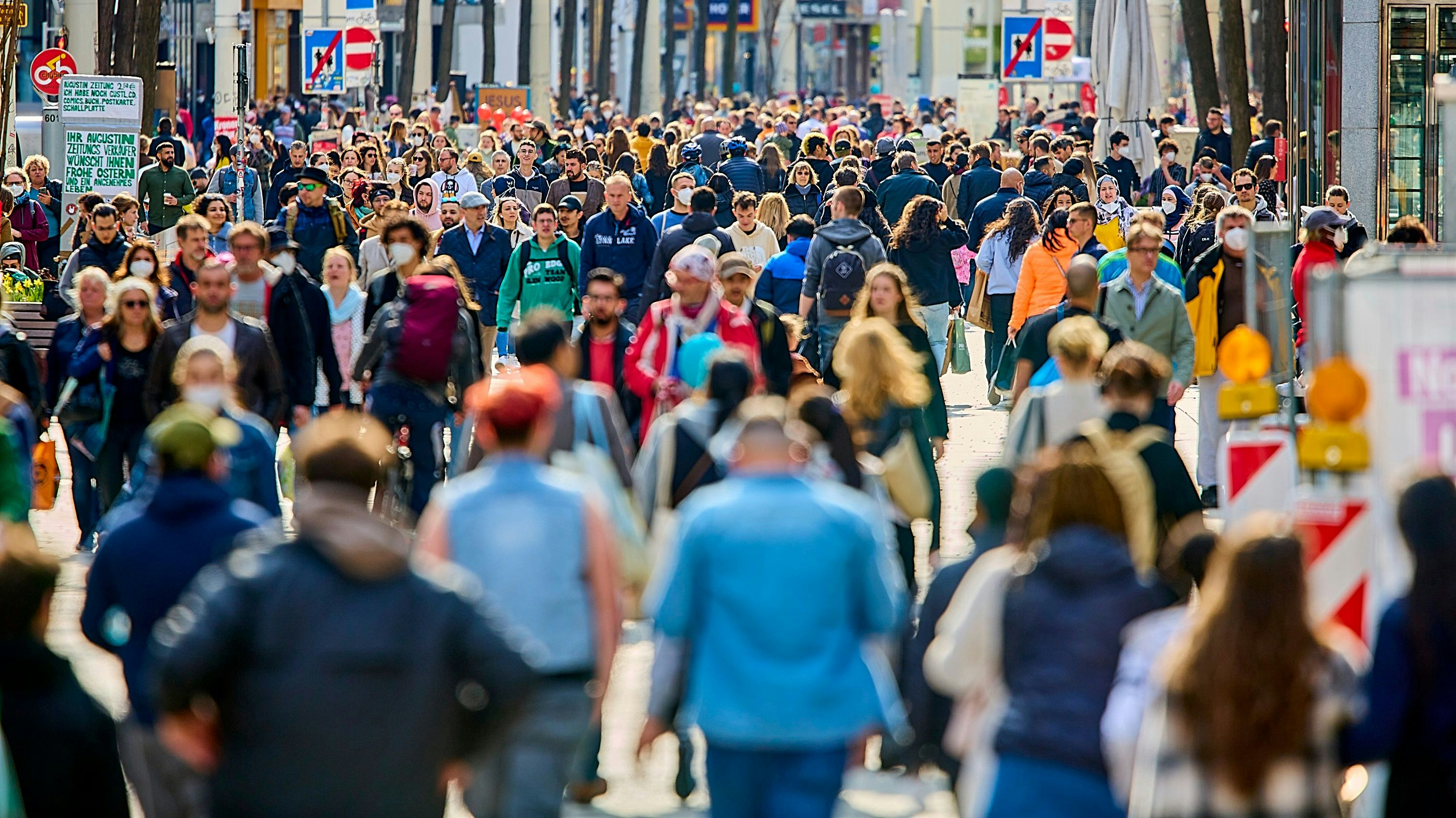 Blick auf die Wiener Mariahilferstraße (Archivfoto)