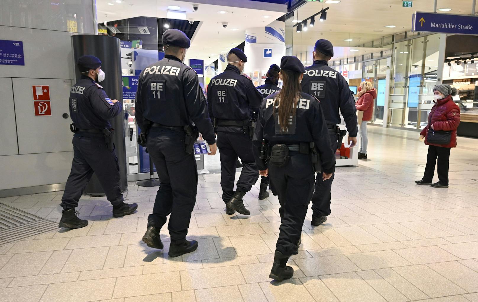 Polizeikontrolle in Wien (Archivfoto)