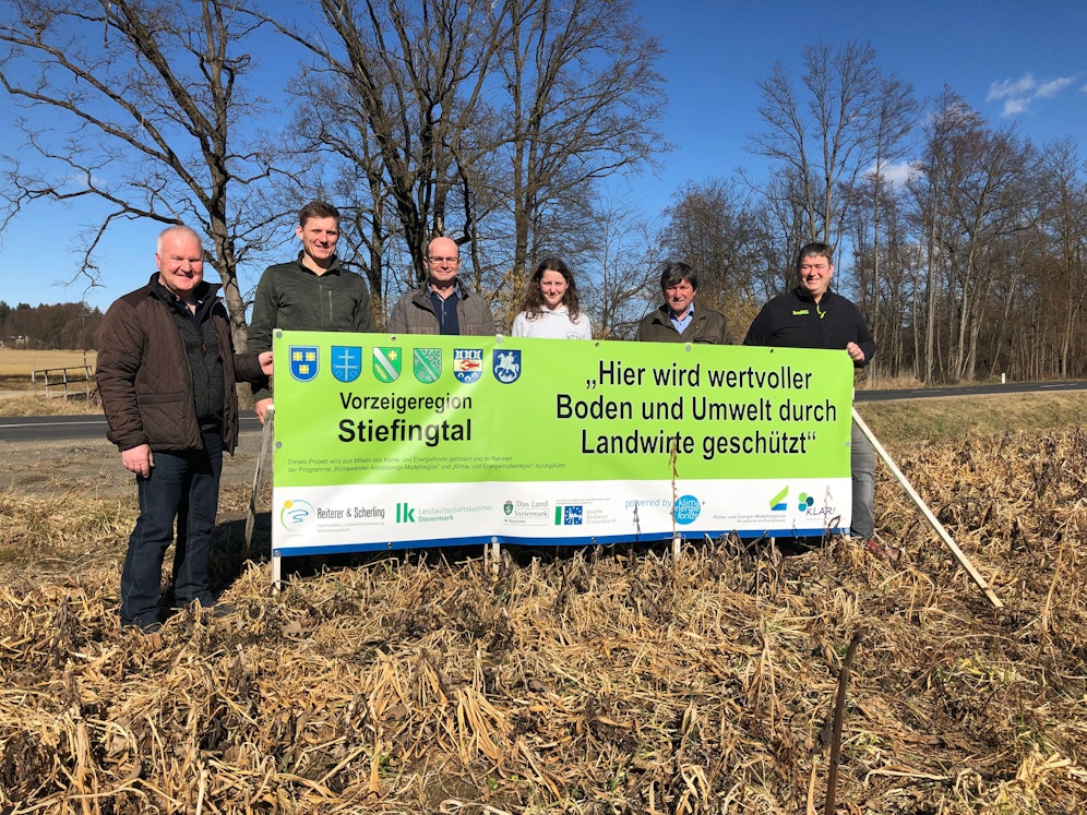 Die Landwirte des Stiefingtales arbeiten bereits seit Jahren mit viel Engagement an verschiedenen Lösungen gegen die Bodenabtragung.