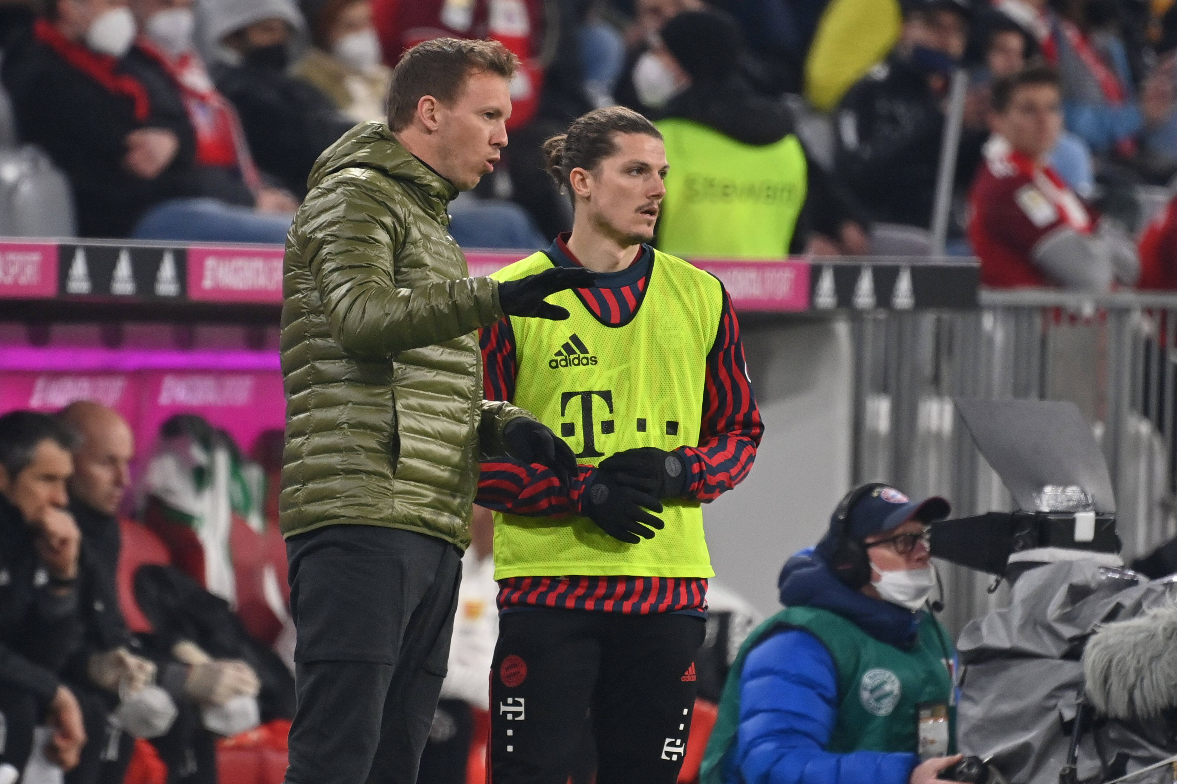 Julian Nagelsmann brach beim Premierentor von Marcel Sabitzer nicht in Jubelstürme aus. 