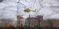 Bauarbeiter (50) stürzt – Heli-Einsatz in Wiener Park