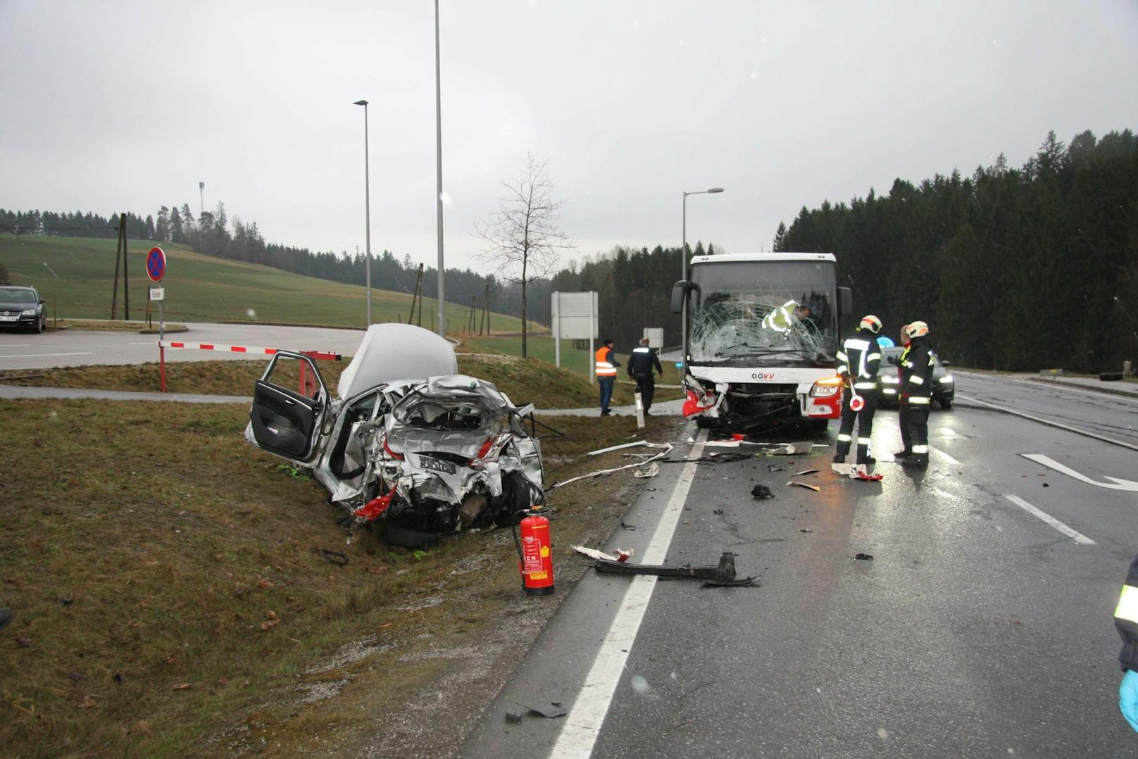 Die FF Kleinzell war im Einsatz.