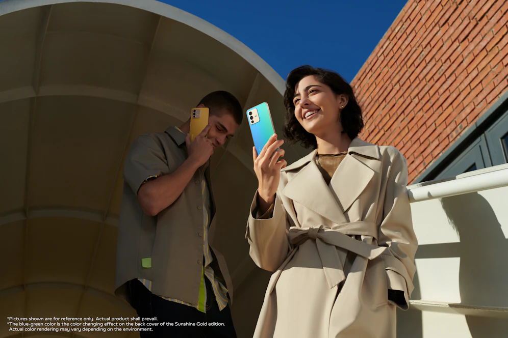 Das V23 5G ist das optimale Handy für alle Selfie-Enthusiasten, denn es ist mit dem bisher besten Frontkamerasystem ausgestattet.