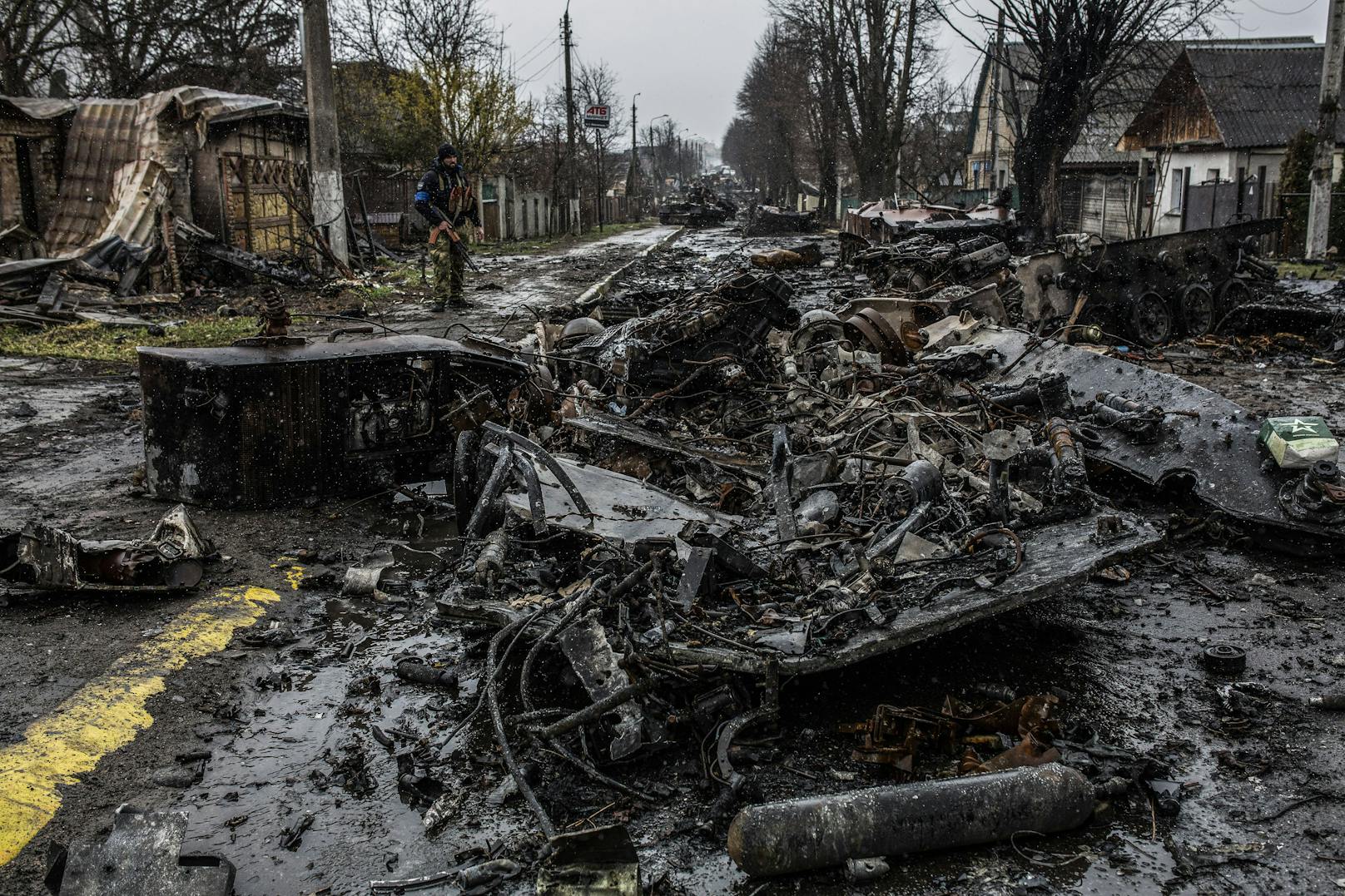 Es ist Tag 41 im Ukraine-Krieg und nach dem Butscha-Massaker werden immer mehr schreckliche Details zur Bluttat bekannt.