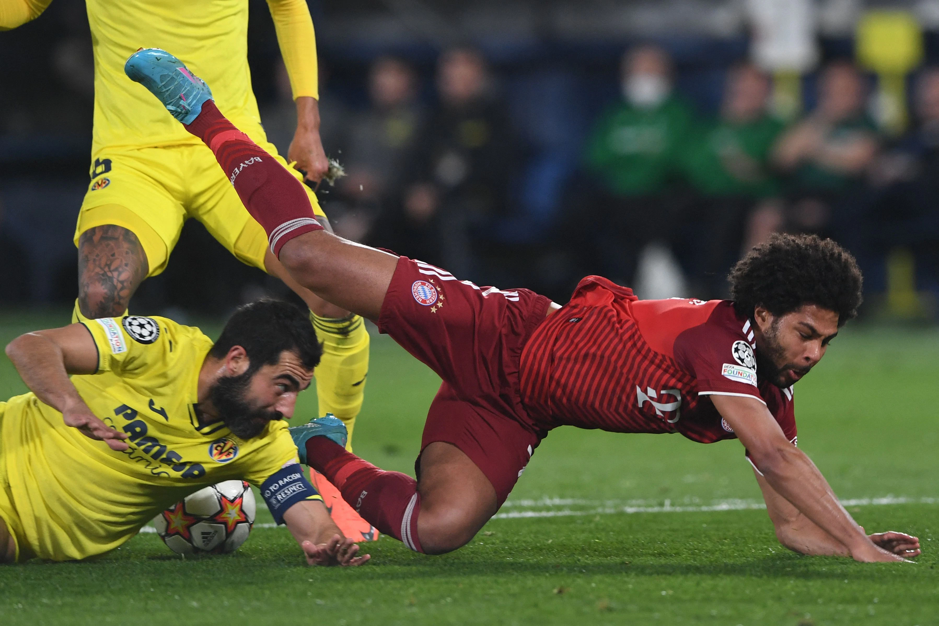 Serge Gnabry und Co. tun sich in Villarreal schwer.
