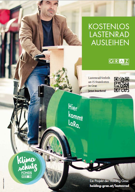 Das Plakat für "LaRa - Das Lastenrad"