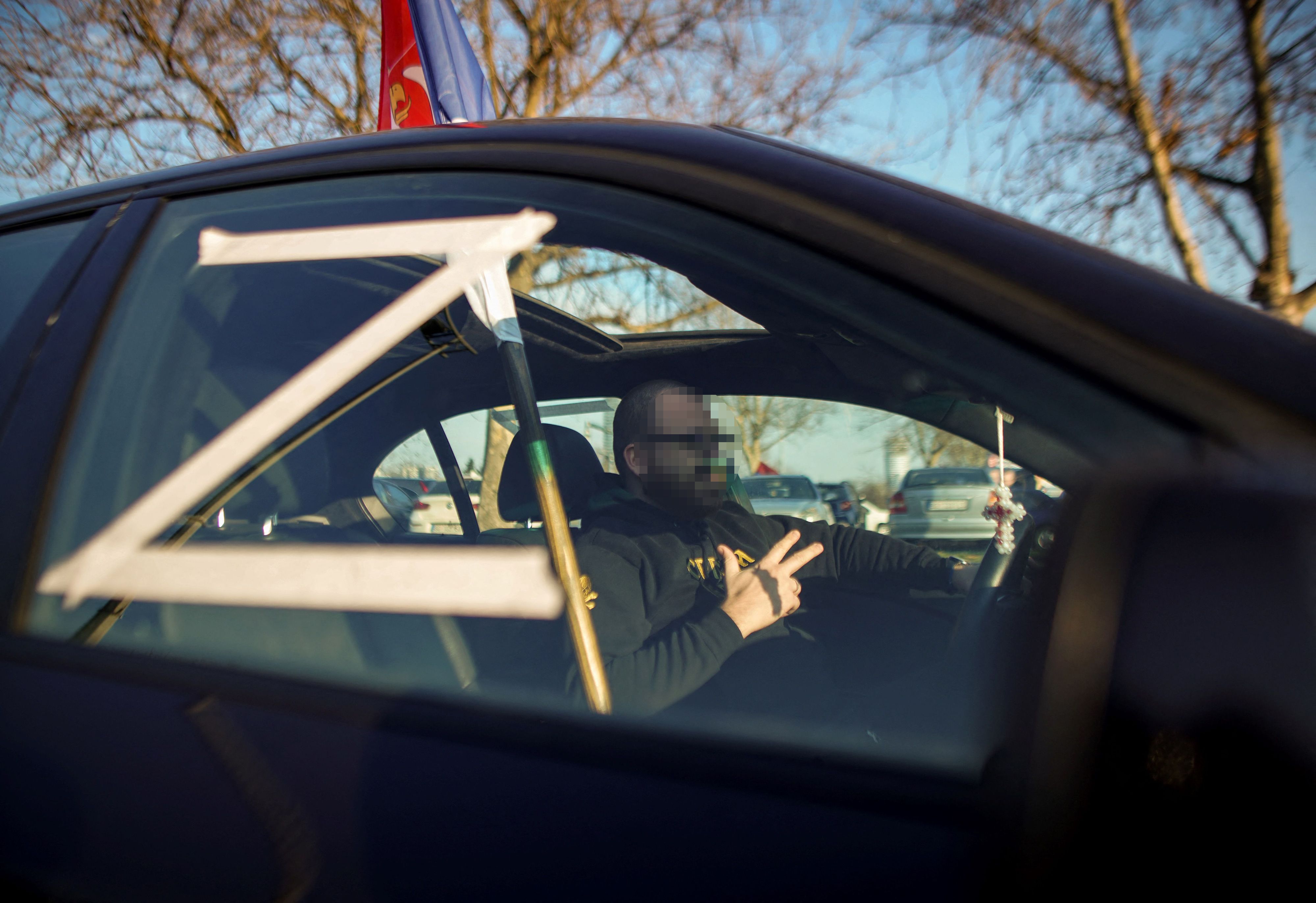 Das Z-Symbol, das durch den russischen Krieg in der Ukraine bekannt wurde, ist in Deutschland verboten. 