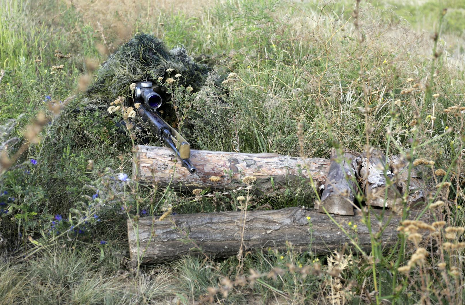 Die ukrainische Scharfschützin wird als Kriegsheldin verehrt. Symbolbild. 