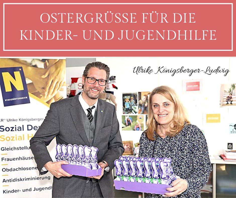 SP-Landesrätin Ulrike Königsberger-Ludwig schickt Ostergrüße an die Kinder- und Jugendhilfe.