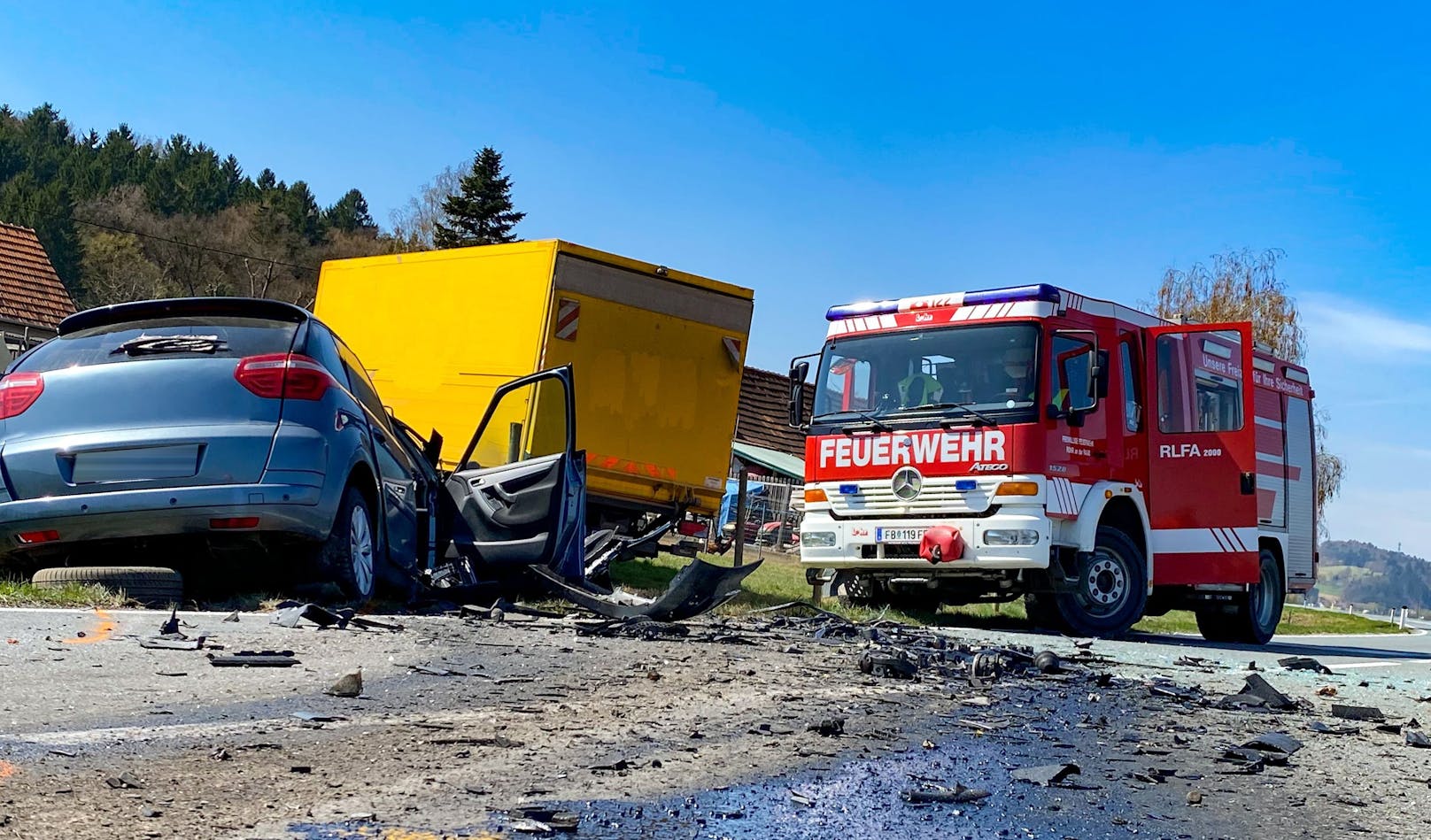 Der tödliche Unfall ereignete sich bei Unterstorcha bei Feldbach.