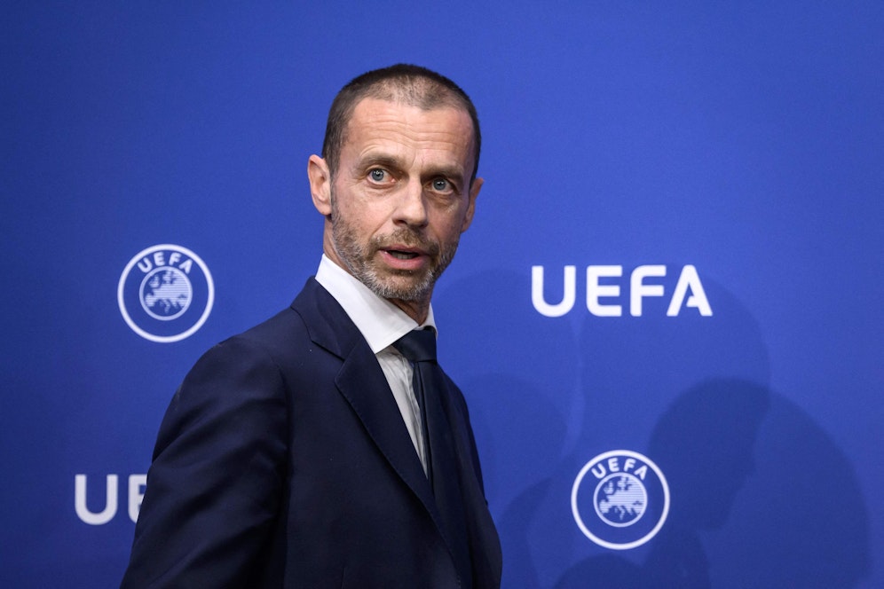 UEFA-Boss Alekxander Ceferin stellt das neue Financial Fair Play vor. 