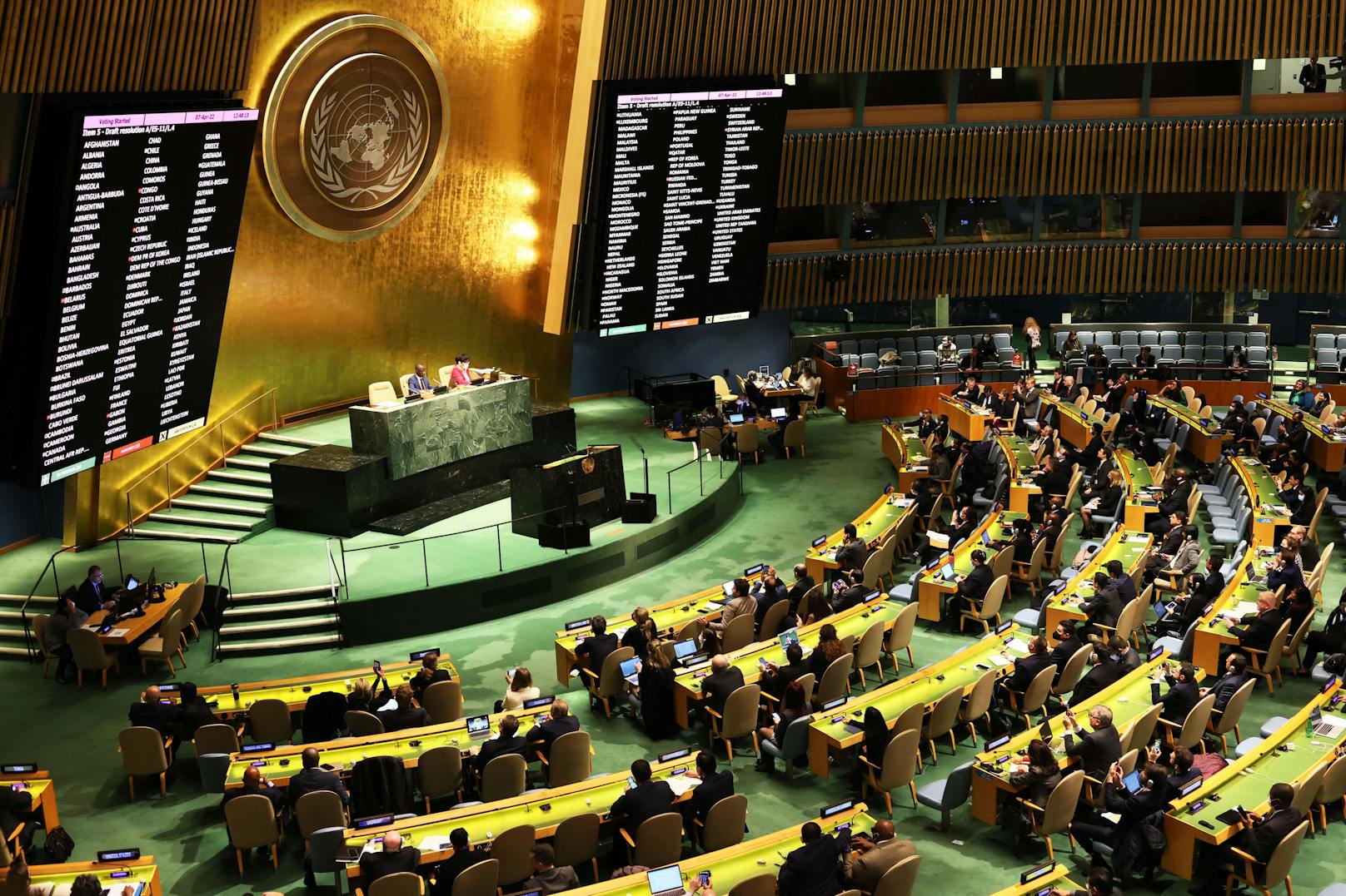 "A plus for peace": Mit 187 von 193 Stimmen wurde die Schweiz am Donnerstag in den UNO-Sicherheitsrat gewählt.