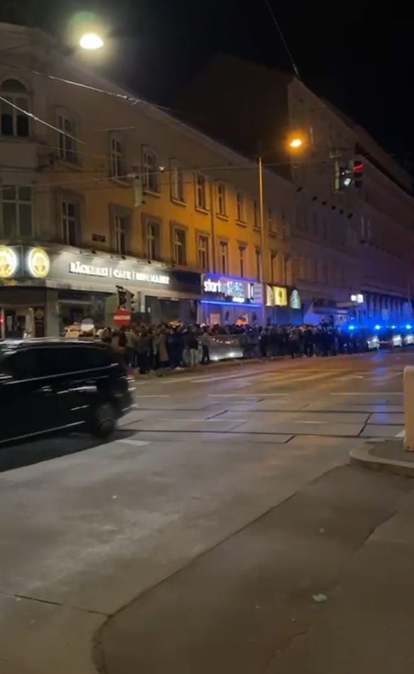 Polizei-Einsatz am Lerchenfelder Gürtel (Wien-Ottakring)