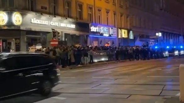 Polizei-Einsatz am Lerchenfelder Gürtel (Wien-Ottakring)