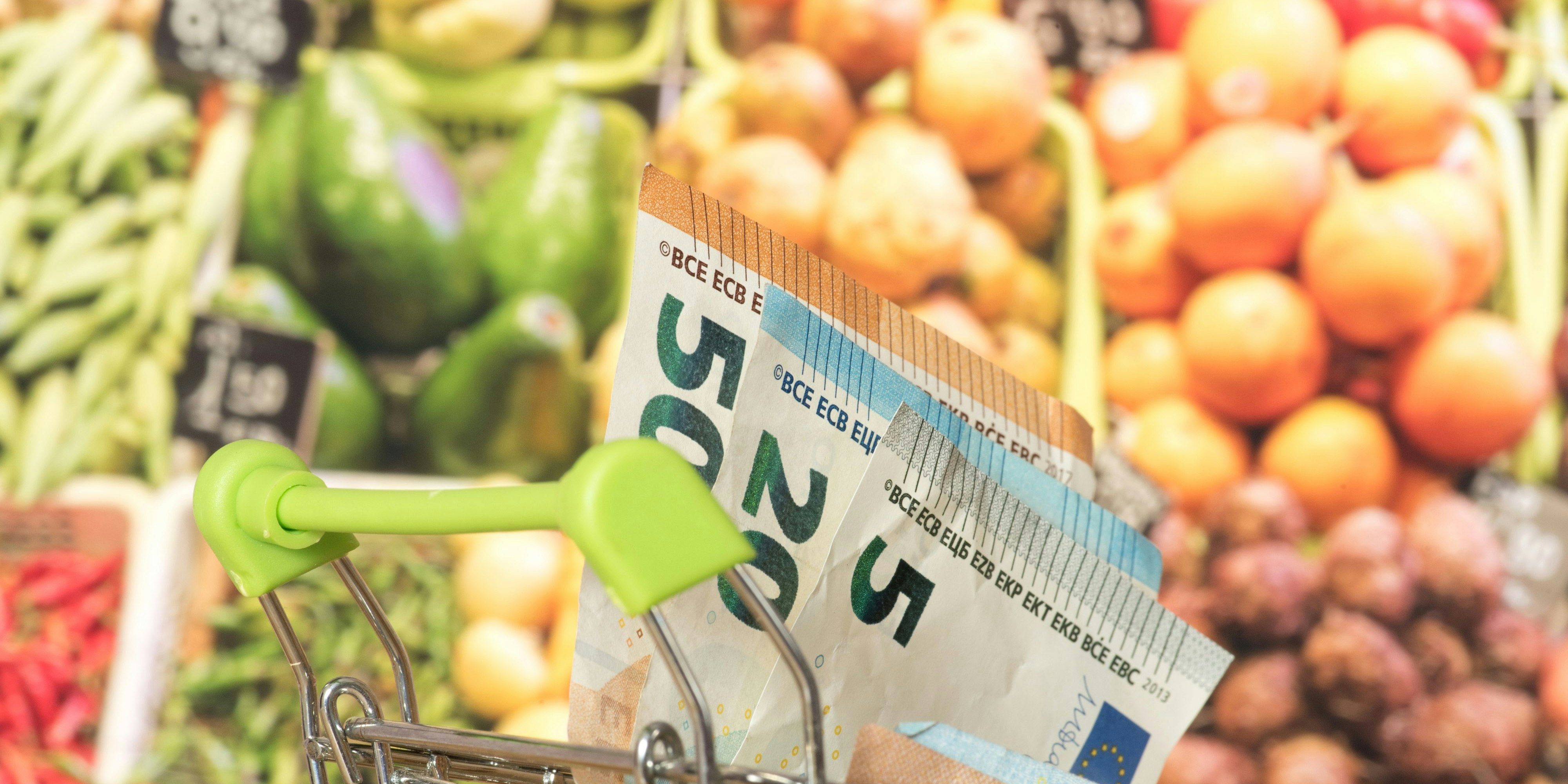 Lebensmittel, Teuerung, Supermarkt, Preisschock