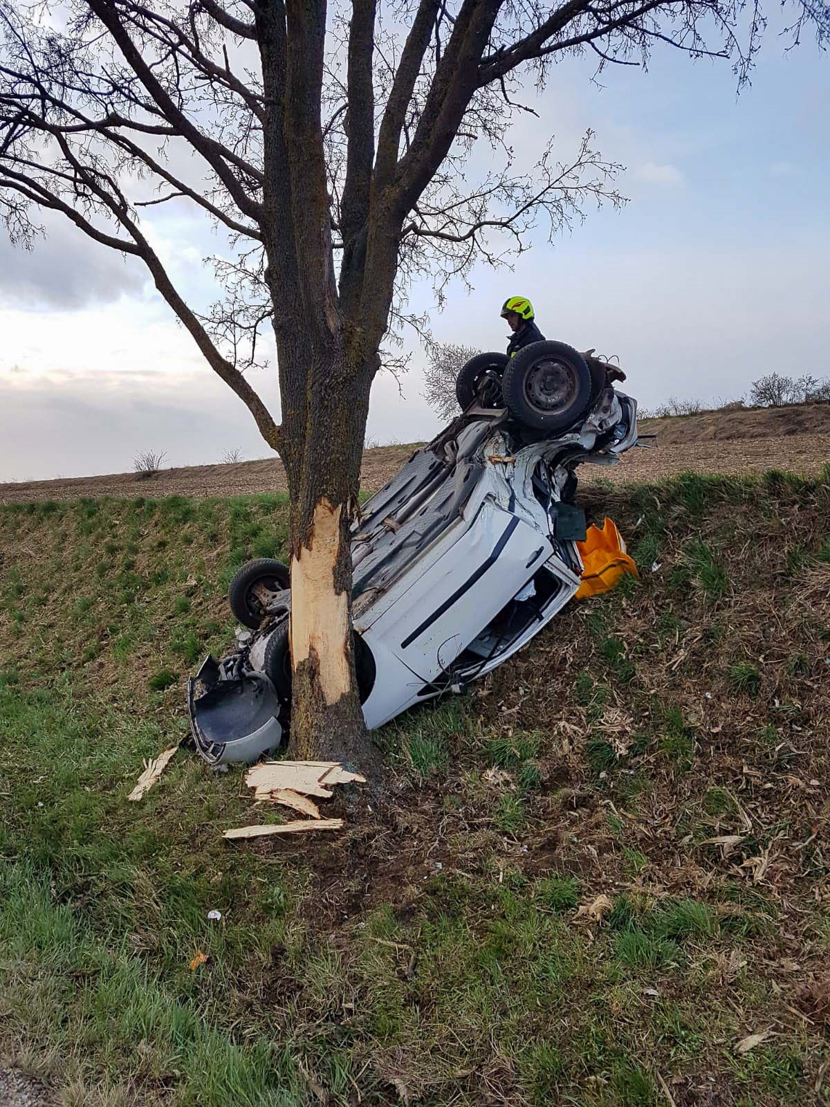 Der Lenker wurde schwer verletzt.