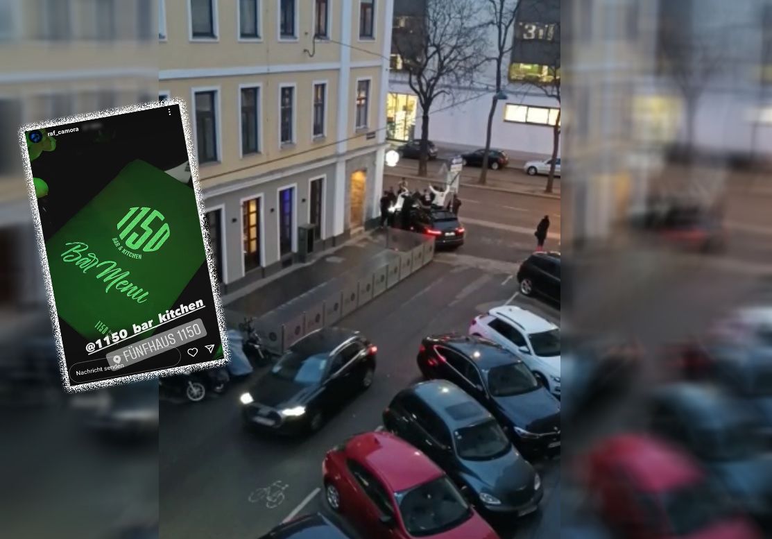 Raf Camora dreht in WIen-Fünfhaus