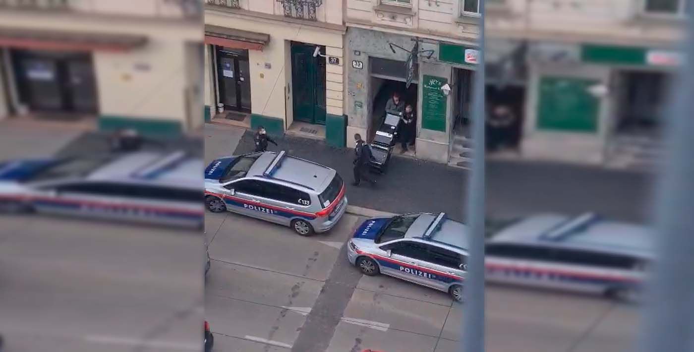 Polizei-Einsatz am Freitag auf der Pragerstraße (Wien-Floridsdorf)