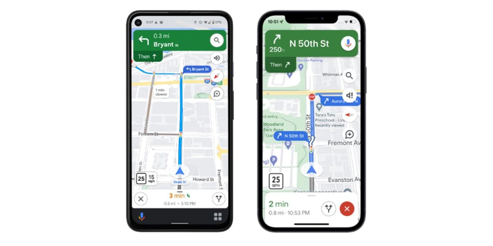 Die neue Navigation wird in den kommenden Wochen in ausgewählten Ländern auf Android, iOS, Android Auto und CarPlay eingeführt.