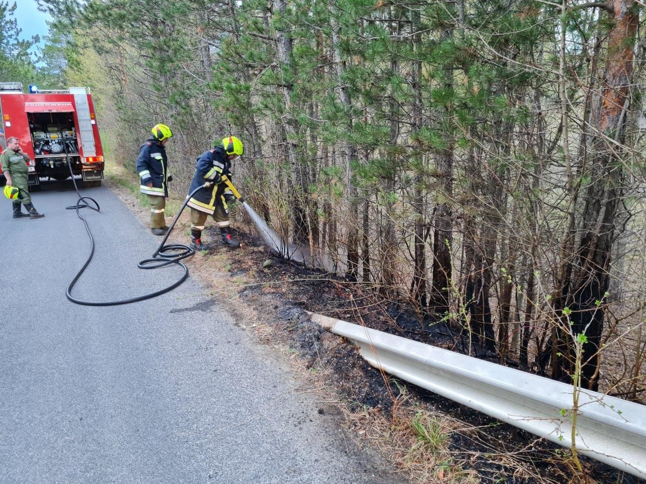 Die Brandursache wird ermittelt.