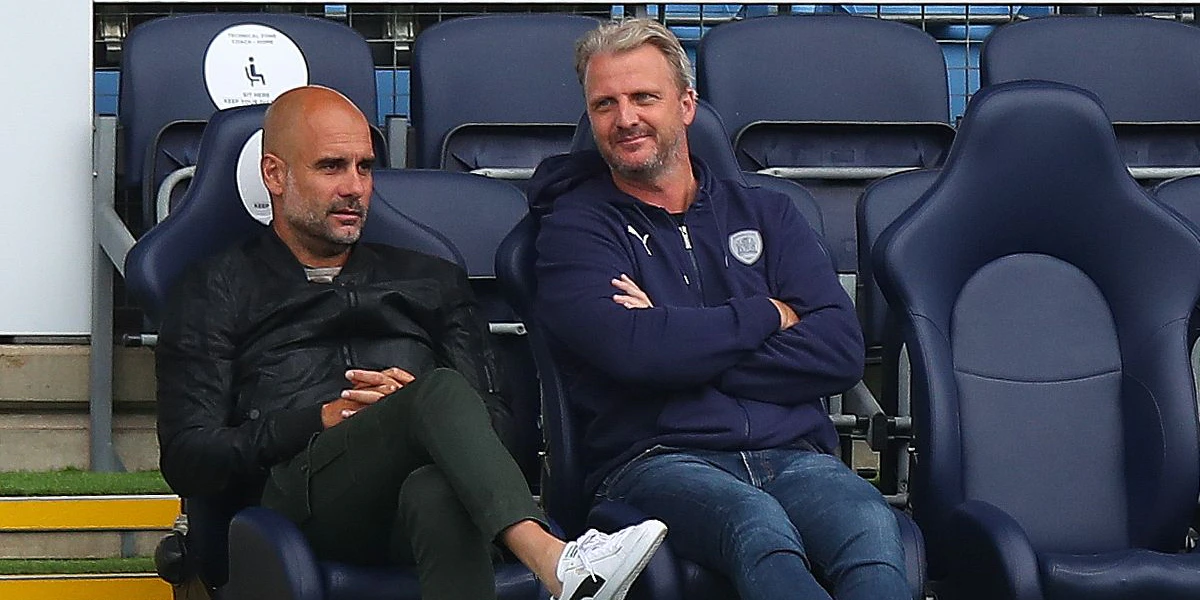 Markus Schopp mit Pep Guardiola