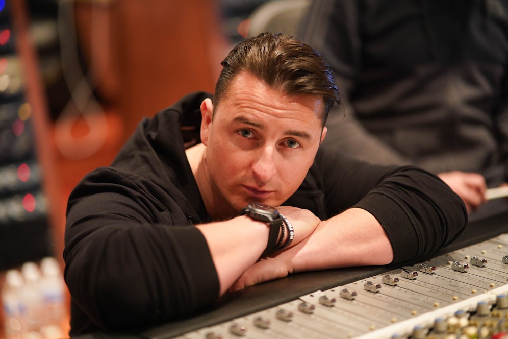 Andreas Gabalier bei den Aufnahmen seines Albums in Nashville.