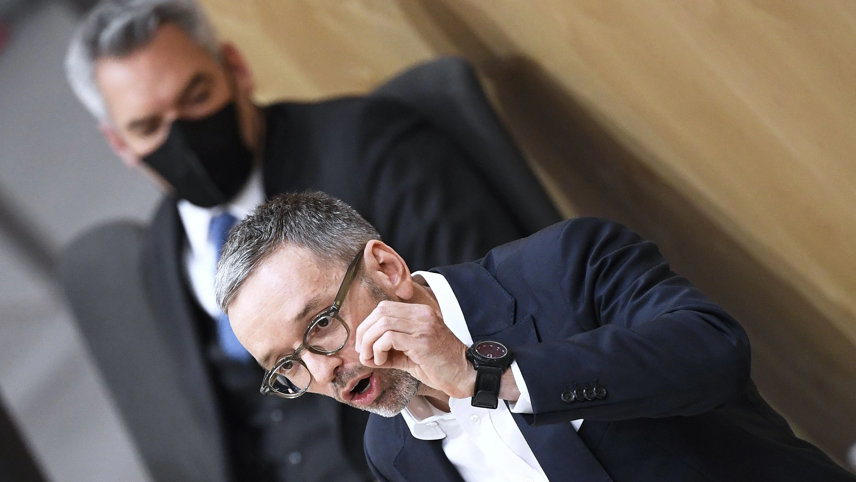 FPÖ-Chef Herbert Kickl attackiert Bundeskanzler Karl Nehammer.