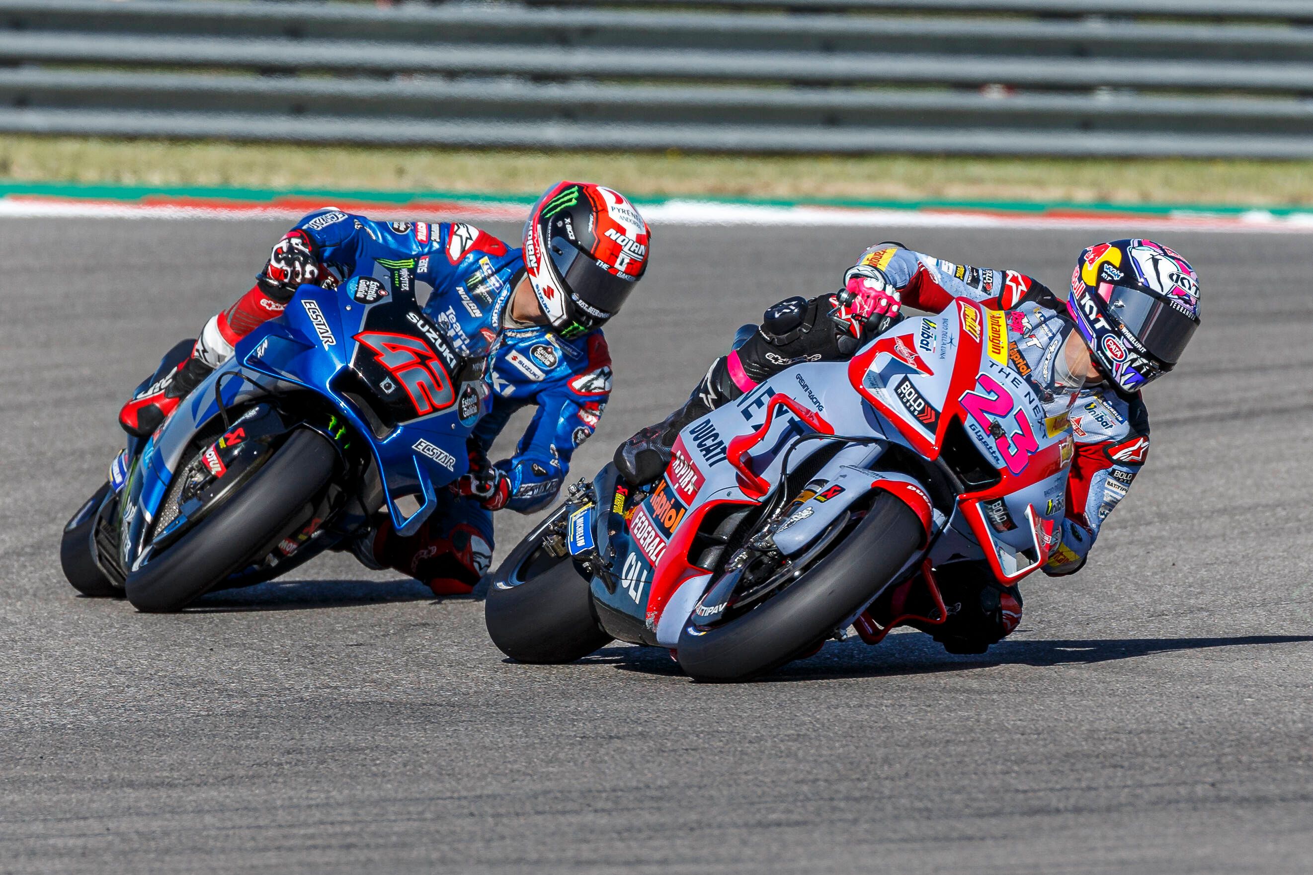 Enea Bastianini r the MotoGP Red Bul Hamilton/Icon Sportswire AUTO: APR 09 MotoGP Red Bull Grand Prix of The Americas Icon220409123