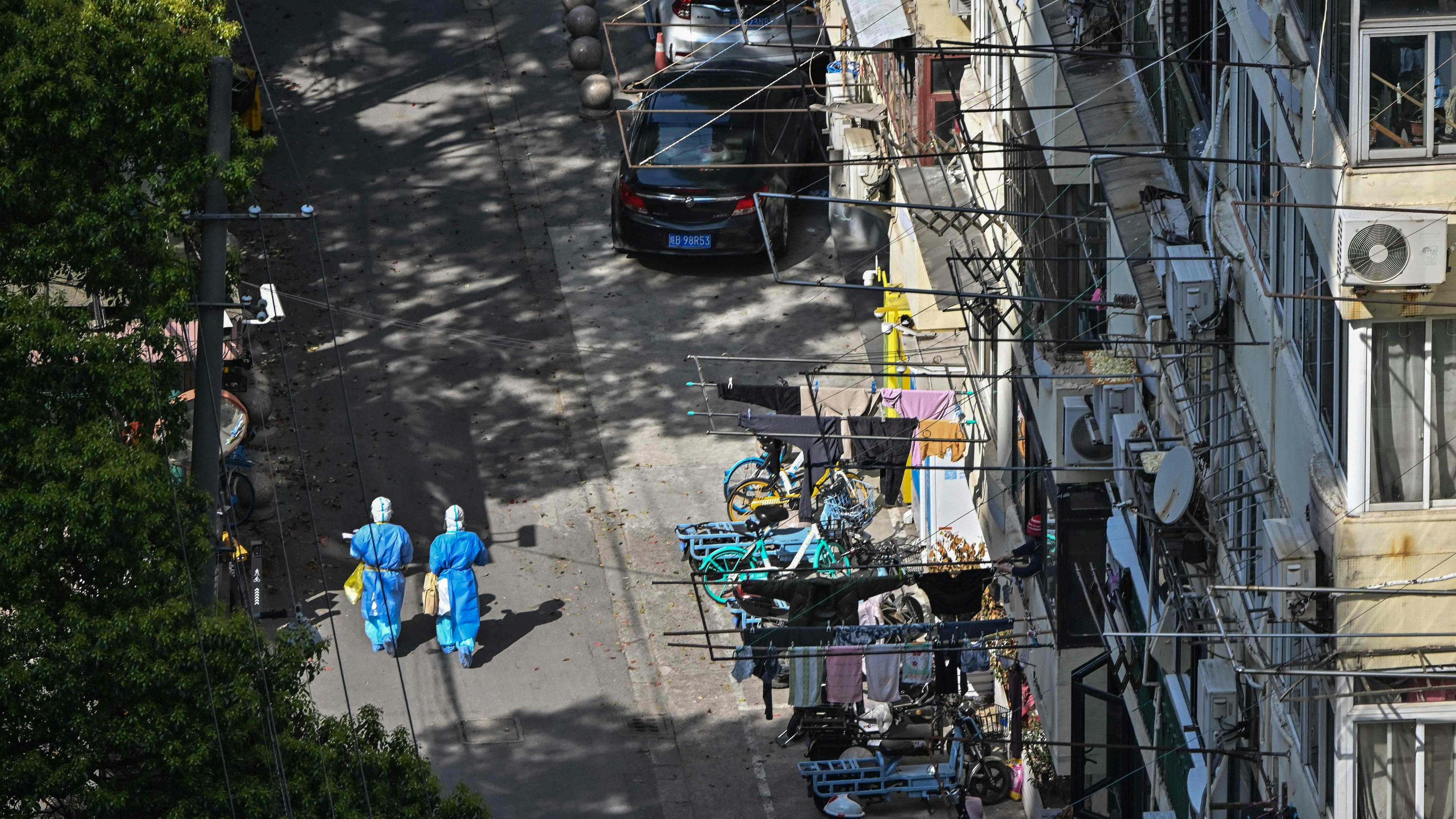 Corona-Lockdown in Shanghai