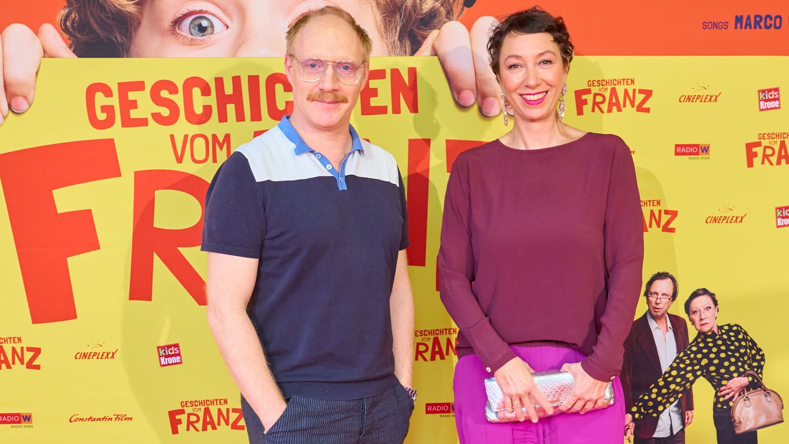 Simon Schwarz und Ursula Strauss bei der Premiere von "Geschichten vom Franz"