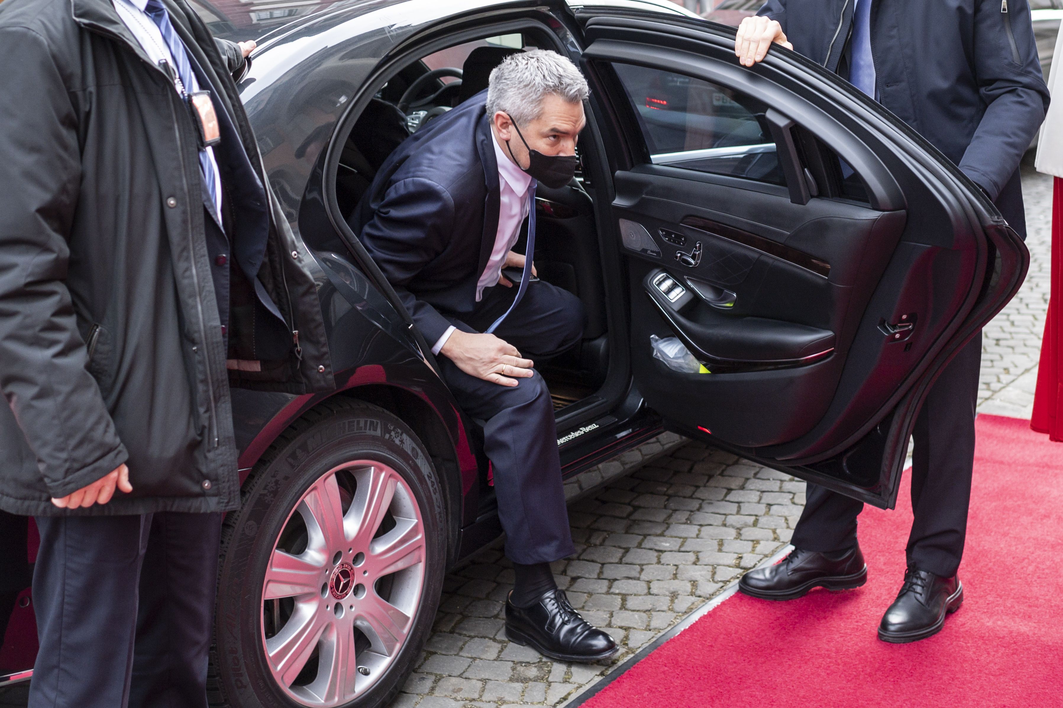 Der Besuch in Moskau wird nicht der erste Staatsbesuch von Karl Nehammer sein. Archivbild: Nehammer besuchte am 14.02.2022 die Schweiz. 