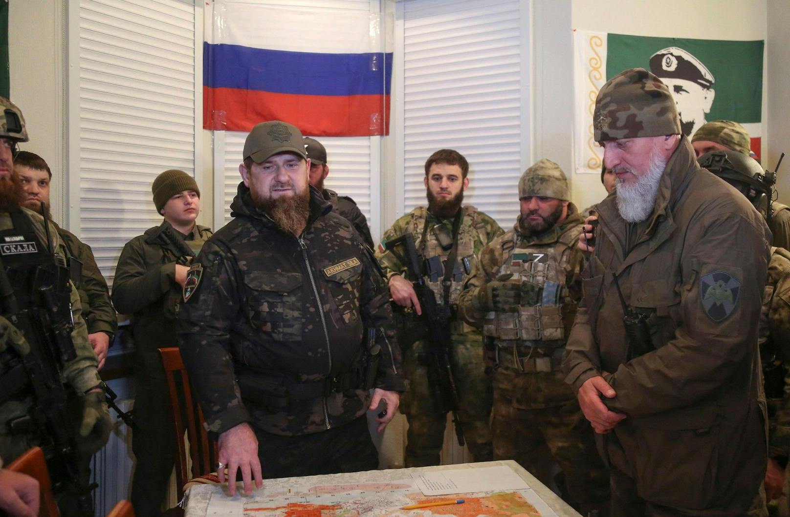 Der tschetschenische Präsident Ramsan Kadyrow glaubt weiter an eine russische Einnahme der gesamten Ukraine. 