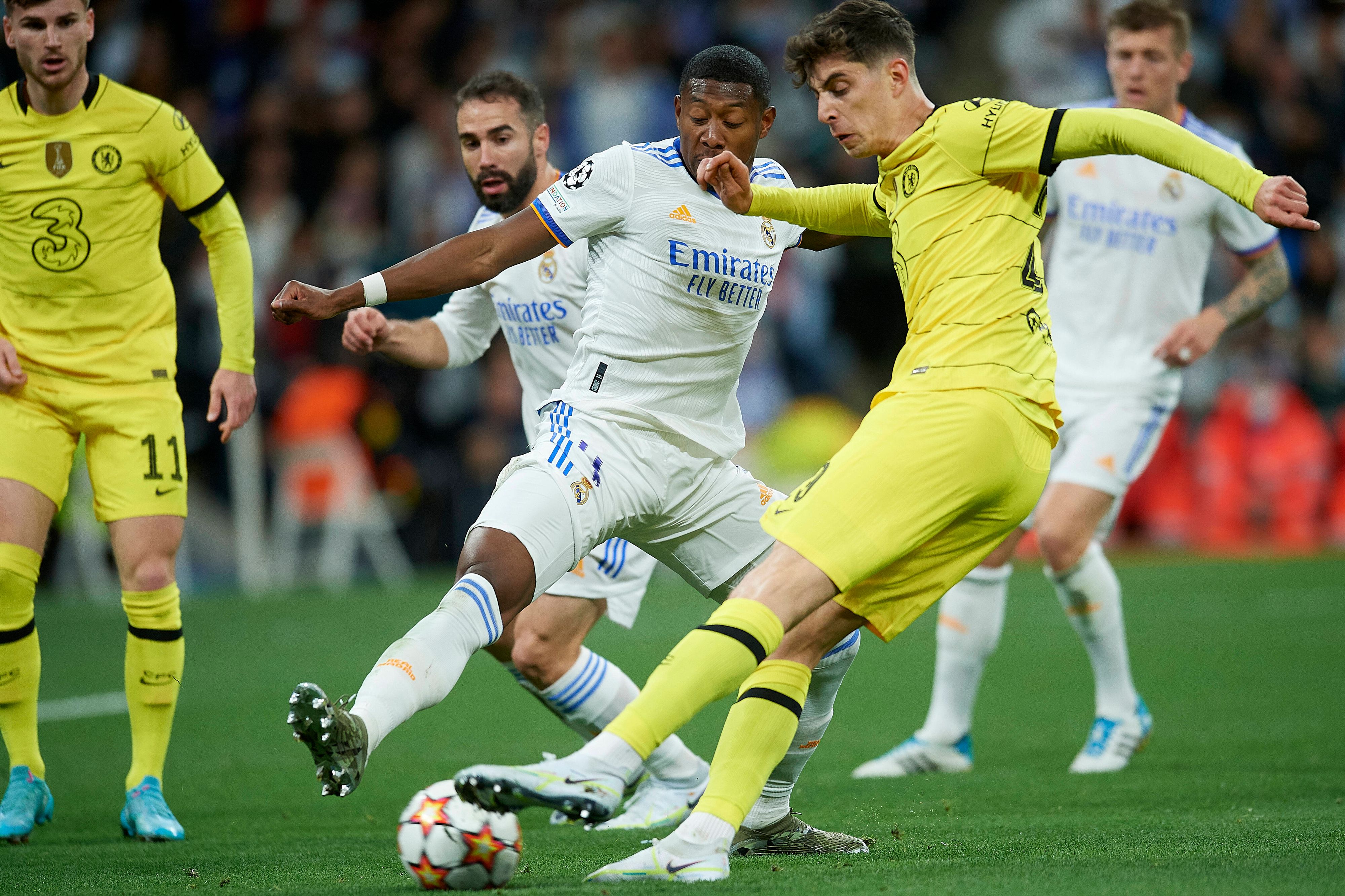 David Alaba ist nicht immer ganz sattelfest