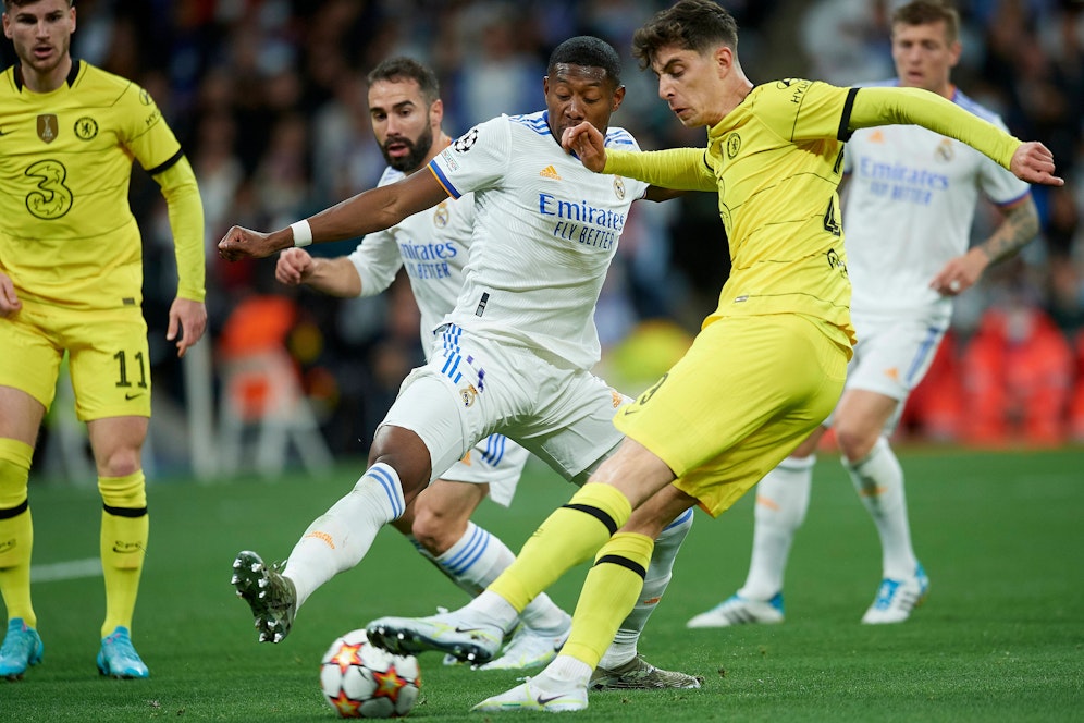 David Alaba ist nicht immer ganz sattelfest