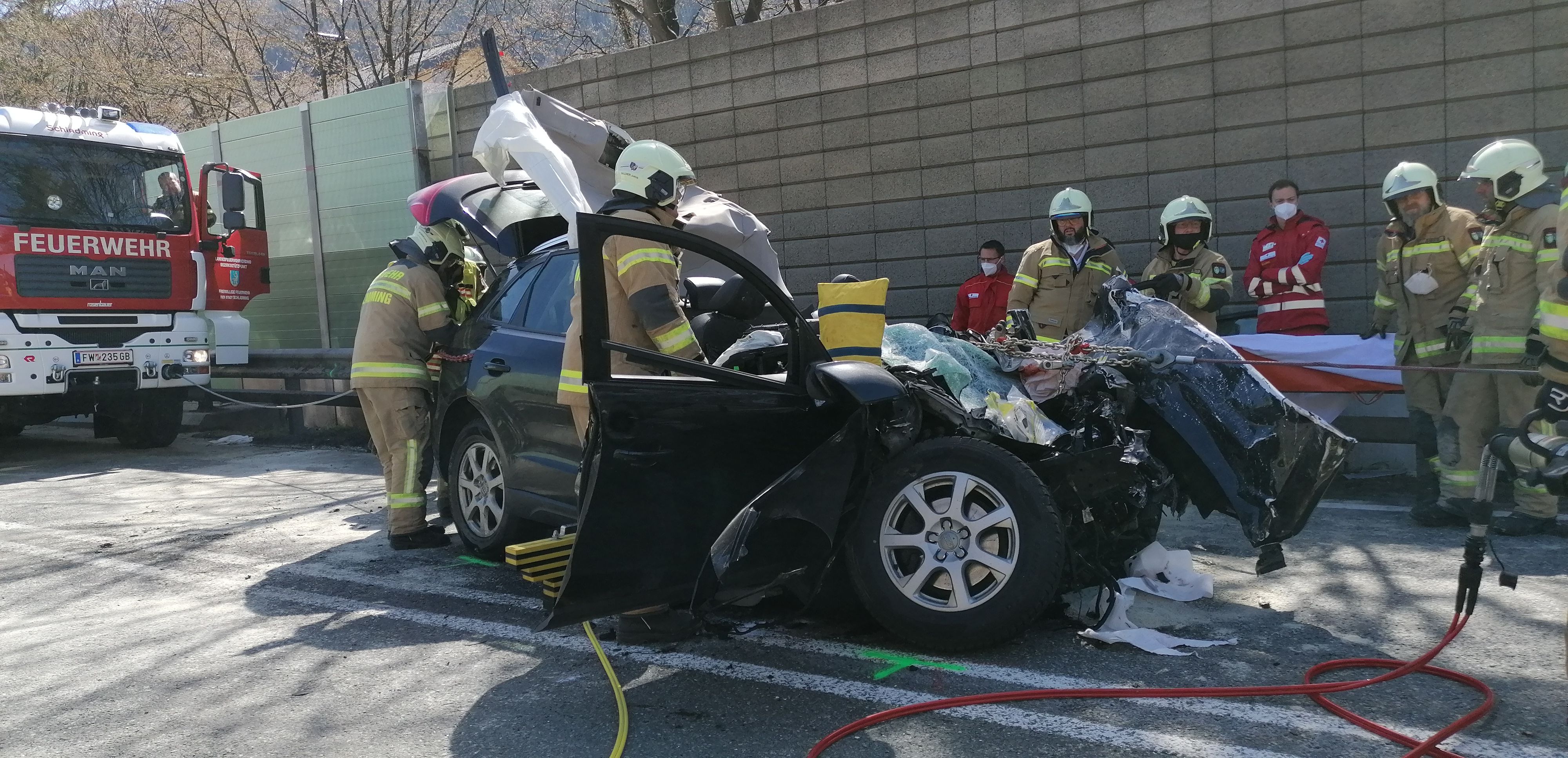 Crash bei Schladming