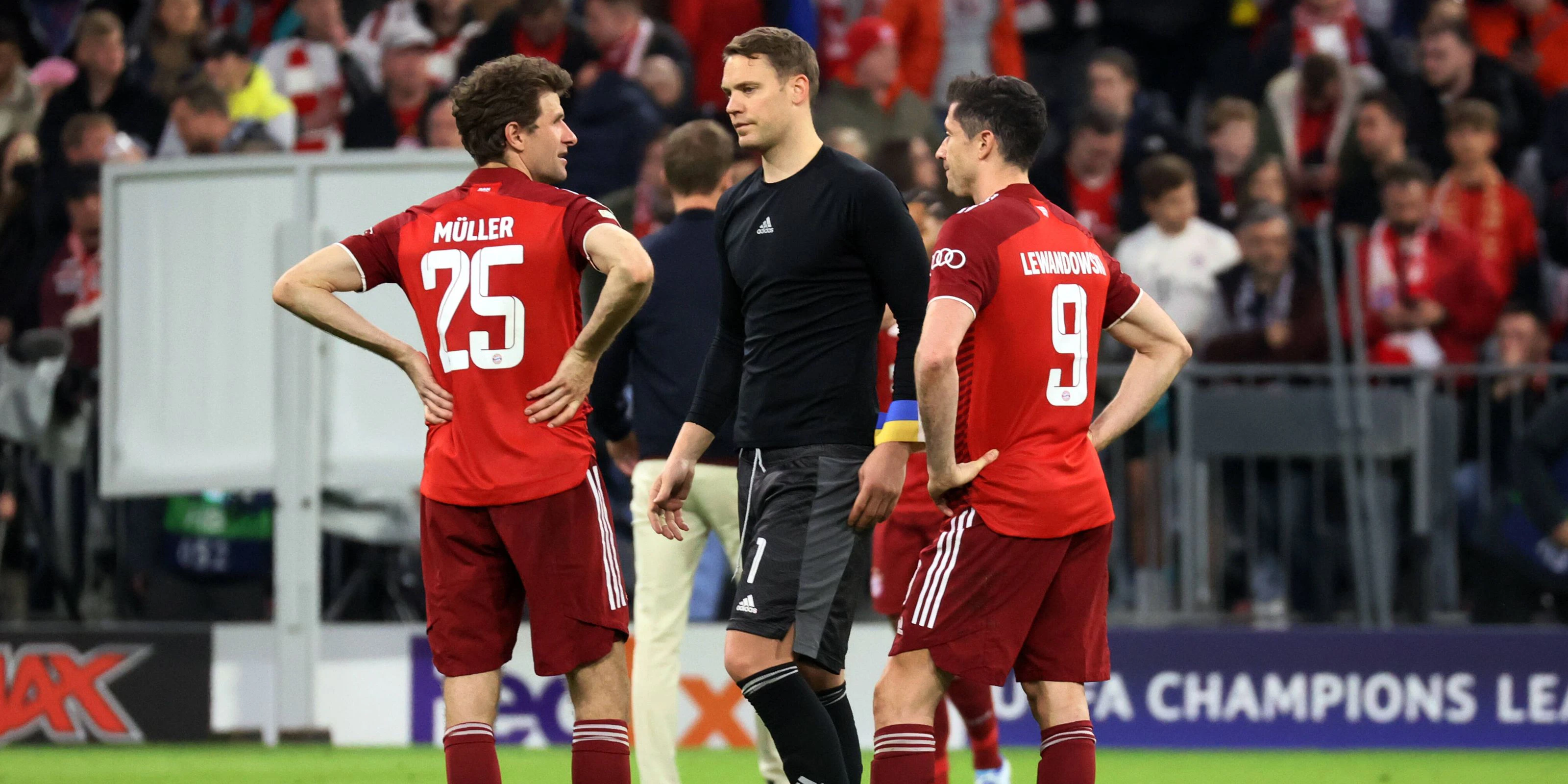 Thomas Müller, Manuel Neuer und Robert Lewandowski