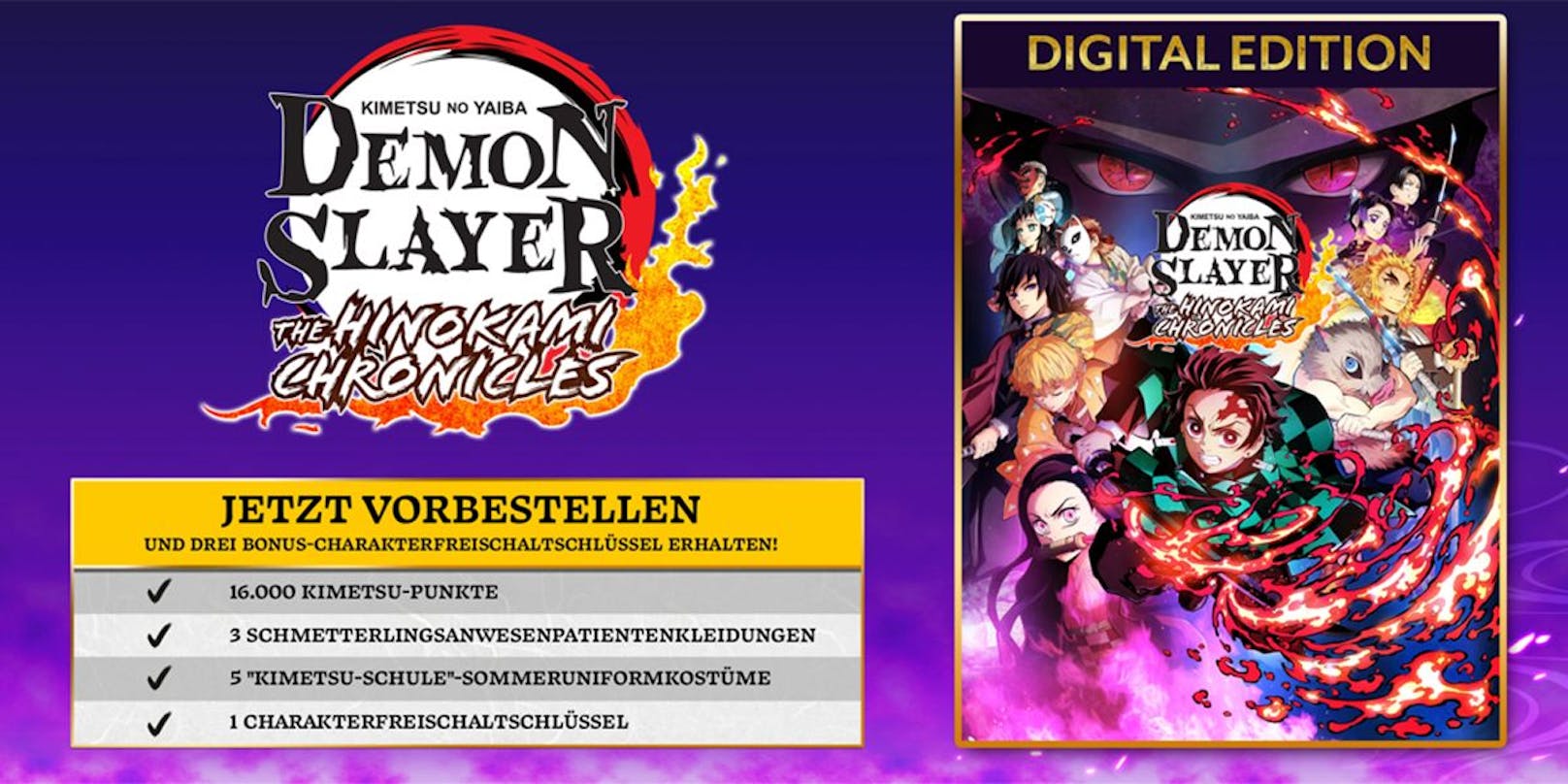 DLC "Zusätzliches Charakterpaket" für "Demon Slayer -Kimetsu no Yaiba- The Hinokami Chronicles" erscheint im Sommer 2022.