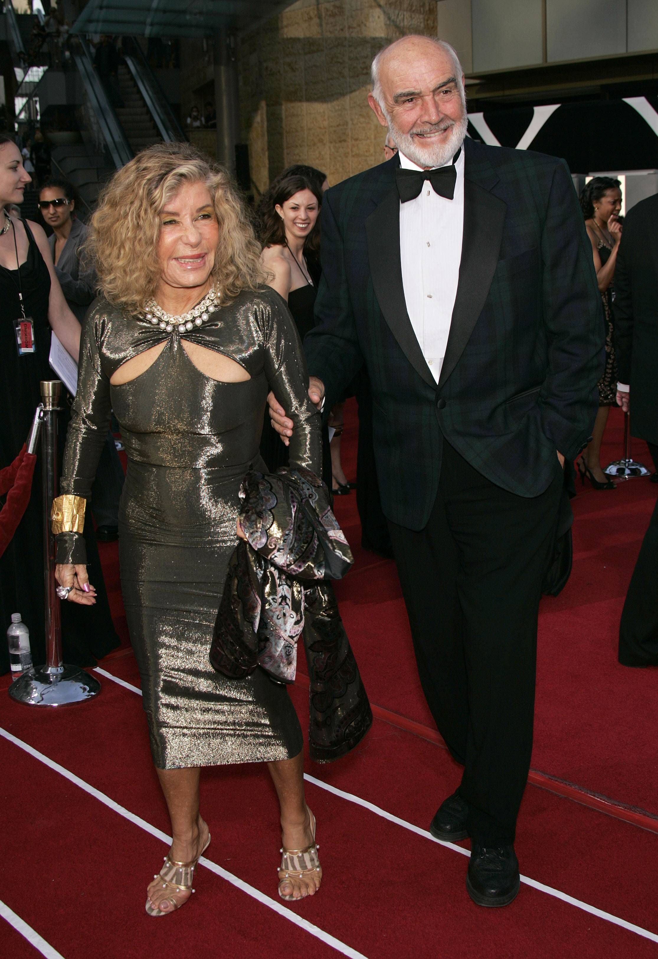 Sean Connery mit Micheline Roquebrune waren 45 Jahre verheiratet.