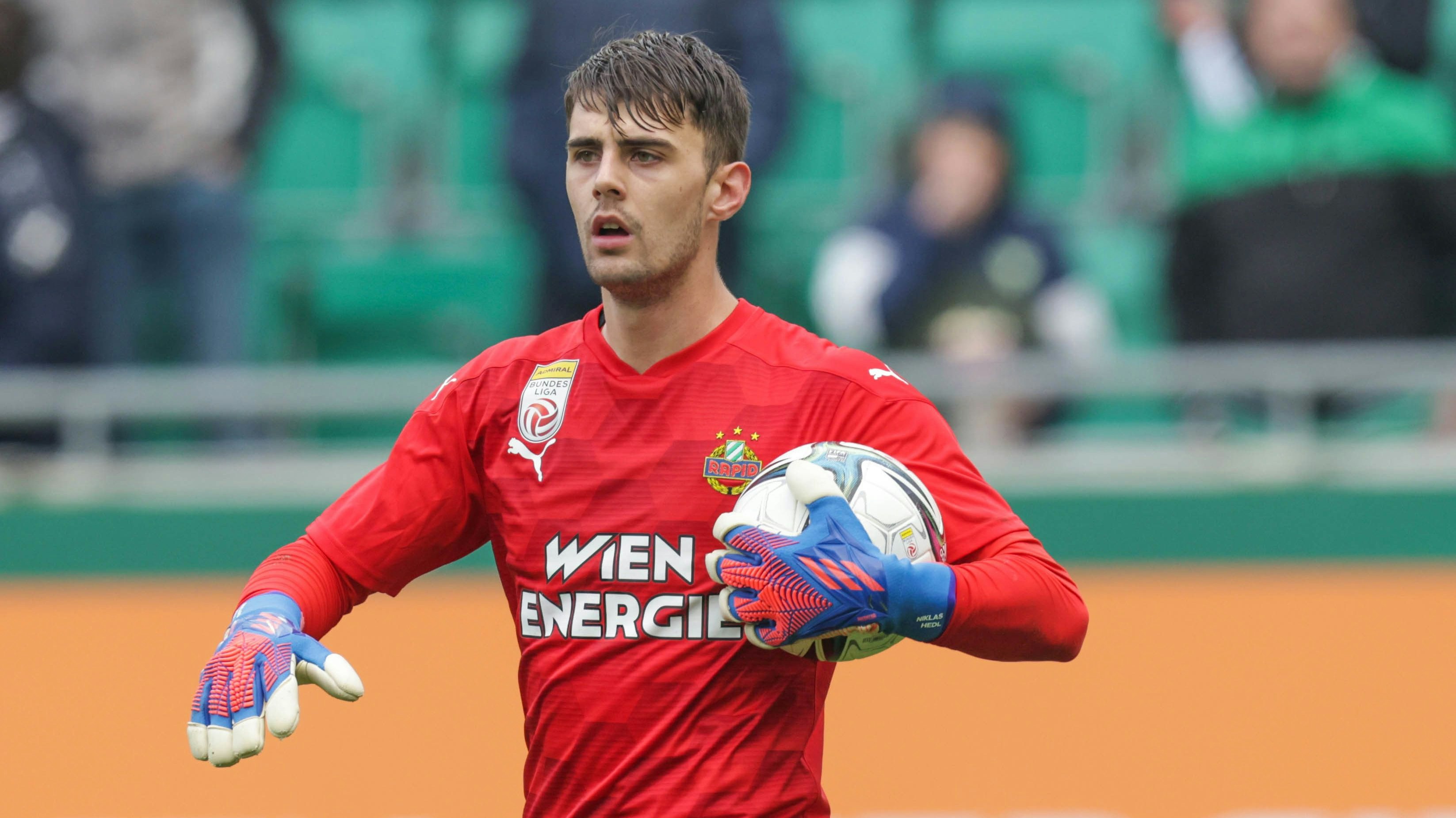 Niklas Hedl ist aktuell Rapids Einser-Tormann.