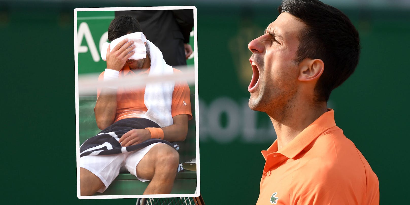 Novak Djokovic präsentierte sich in Monaco erschöpft.