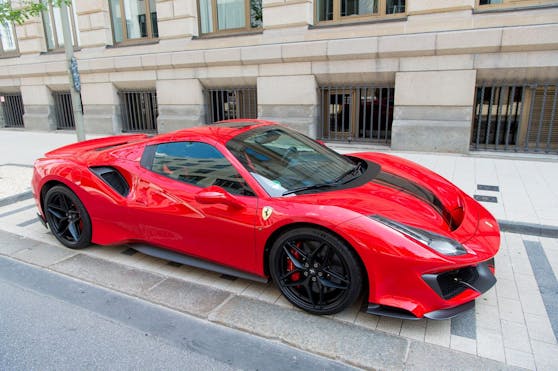 Der Miet-Ferrari wurde beschlagnahmt.