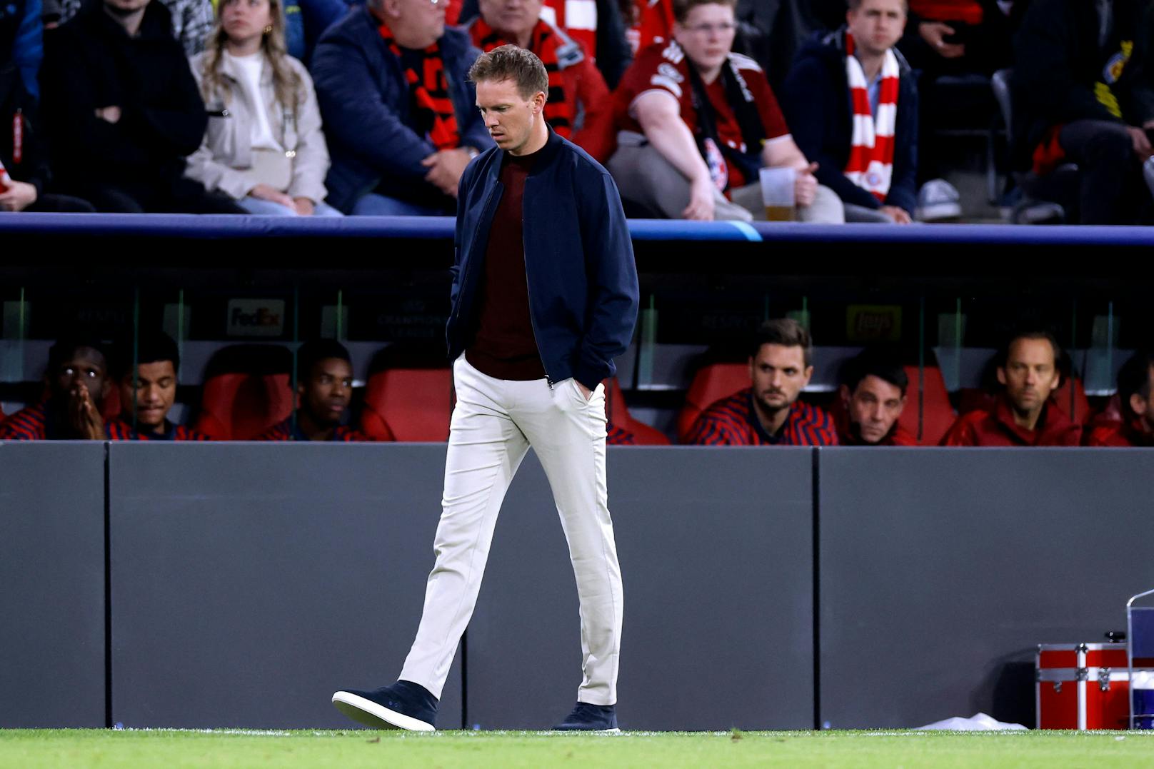 Julian Nagelsmann hadert nach dem Champions-League-Aus gegen Villarreal. 