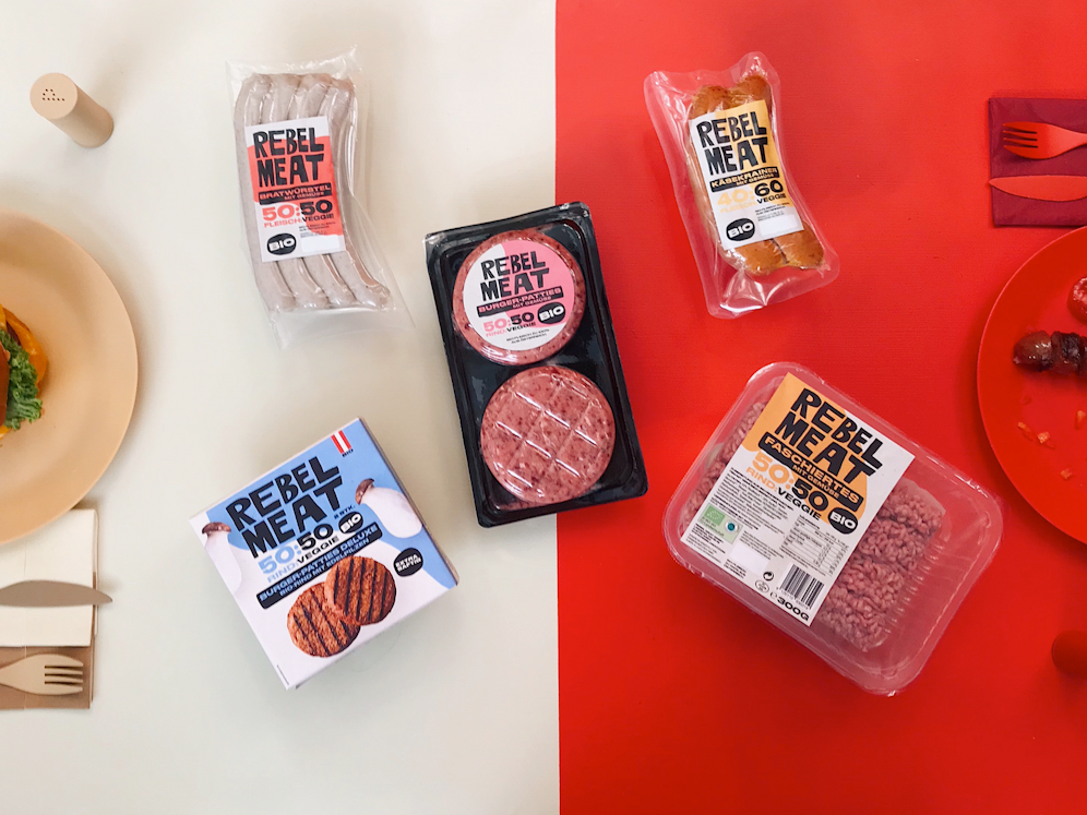 Produktpalette von Rebel Meat GmbH: Der Gemüseanteil wird erhöht, um den Fleischkonsum zu senken