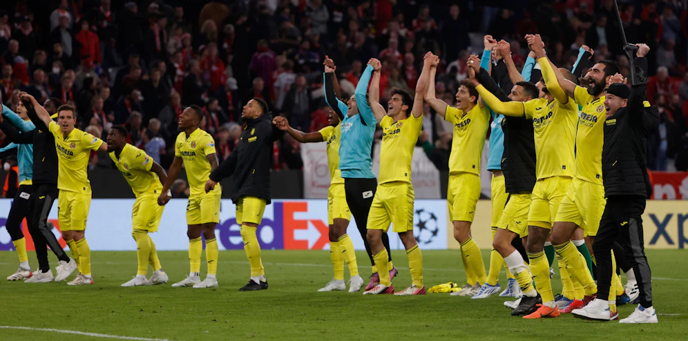 Villarreal feiert den ersten Halbfinal-Einzug der Vereinsgeschichte. 