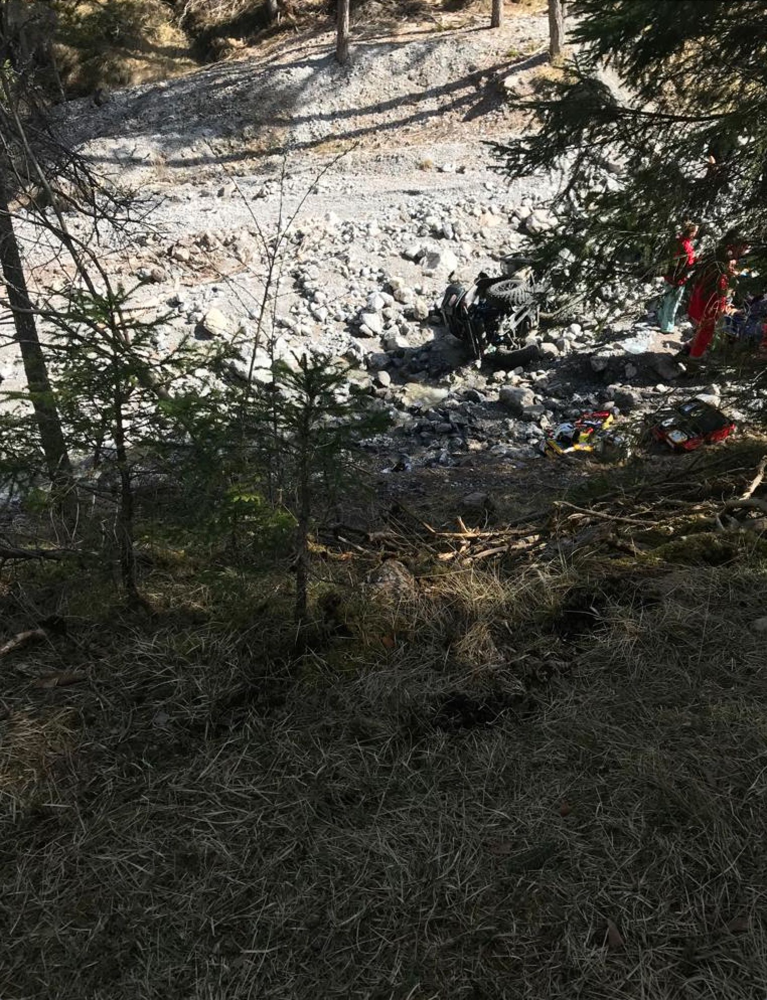 Absturz eines Quad mit drei betroffenen Personen in Elmen -Fotocredit: ZOOM.TIROL 