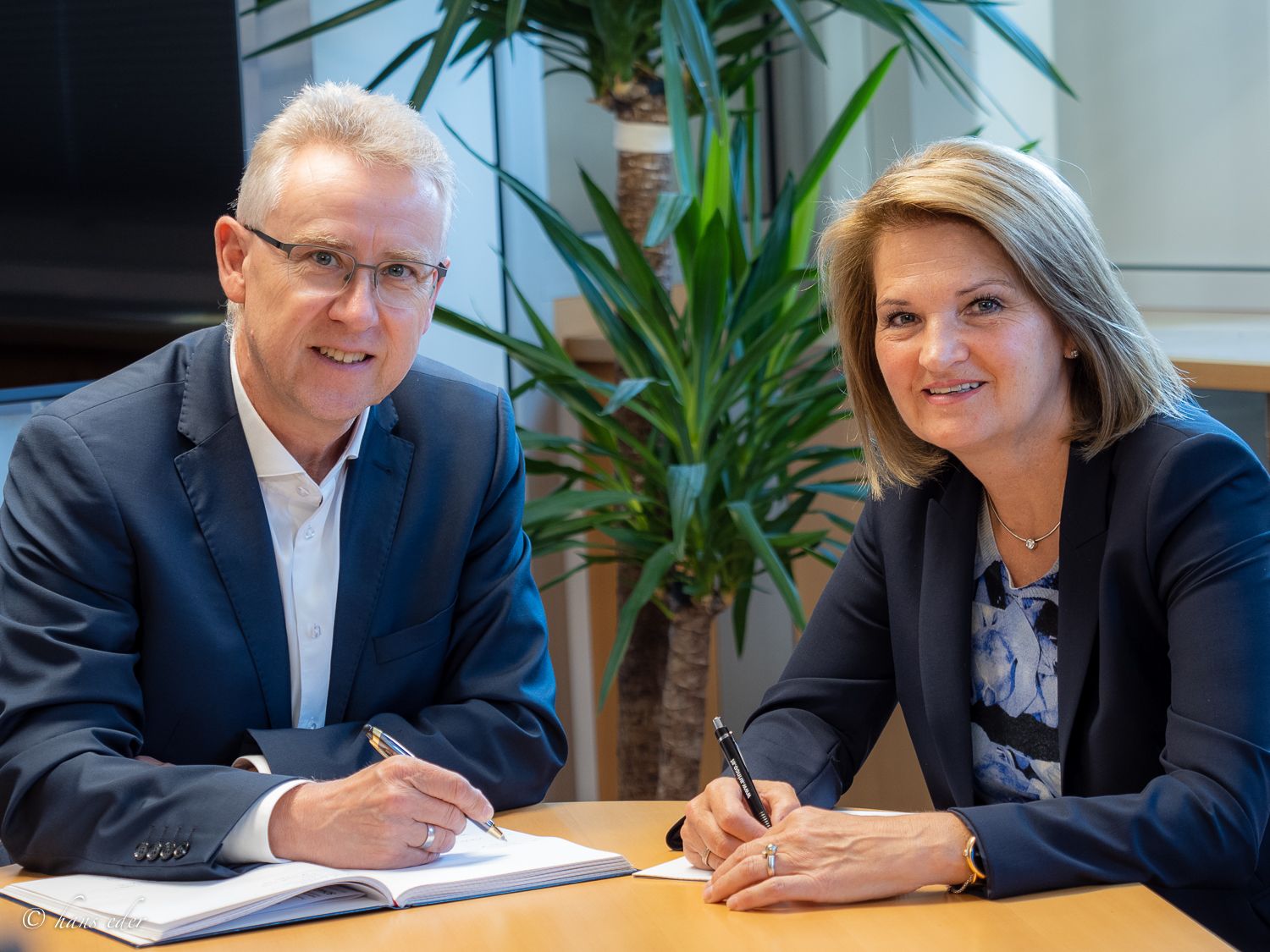 Geschäftsführer Harald Eder und Eigentümerin Gertrude Schatzdorfer-Wölfel