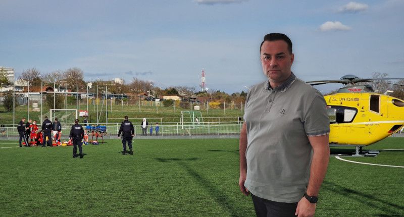 "Heute"-Montage: Oberst Wolfgang Lang und der Ort des Geschehens im Hintergrund.